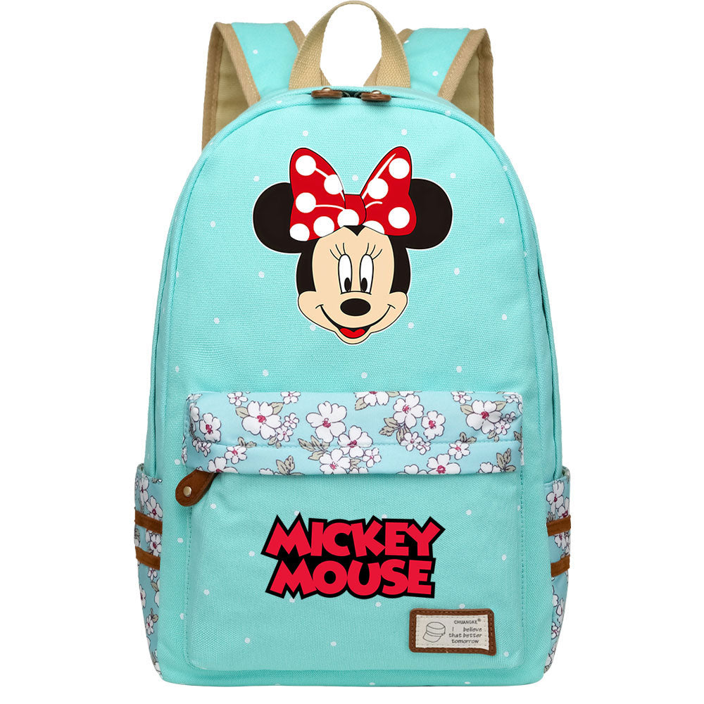 Mickey Mouse Canvas Travel Backpack School Bag for Girl Boy Kids
