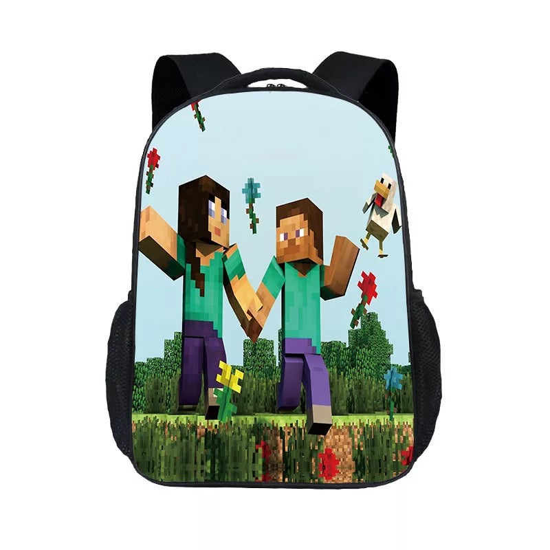 Minecraft Backpack School Sports Bag