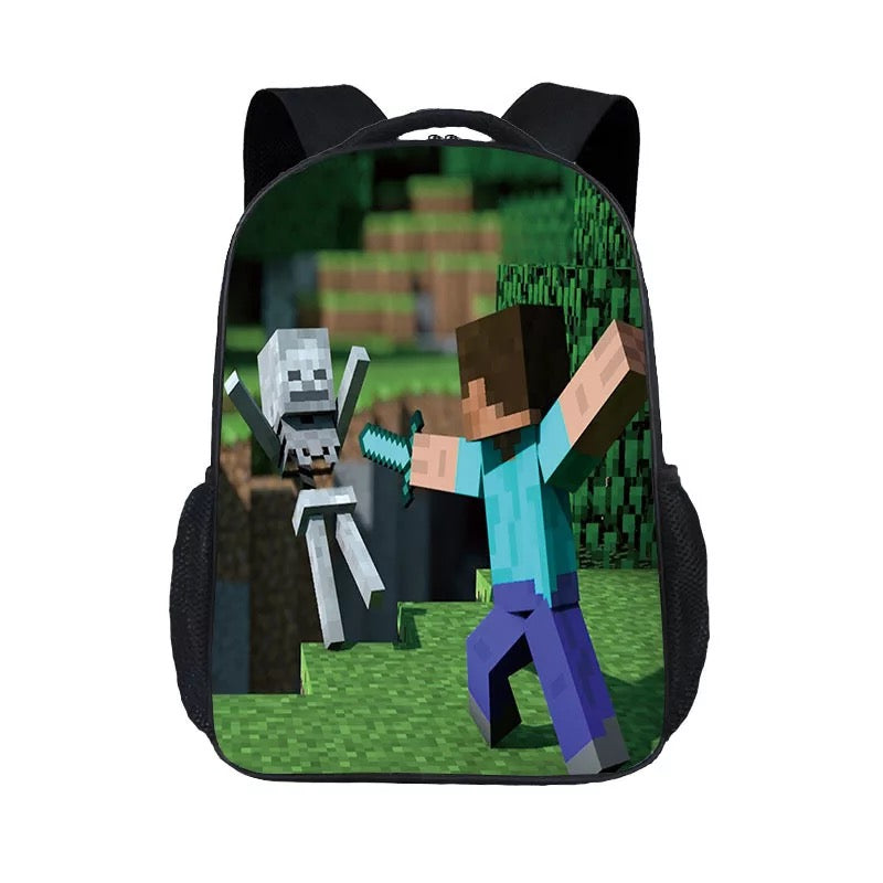 Minecraft Backpack School Sports Bag