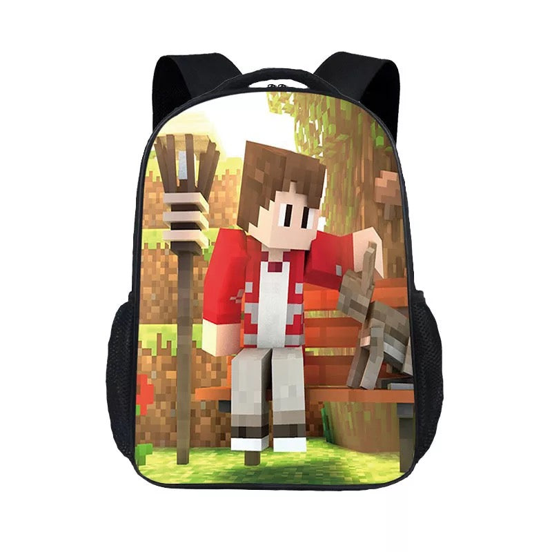 Minecraft Backpack School Sports Bag