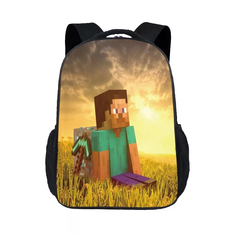Minecraft Backpack School Sports Bag