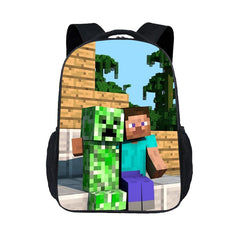 Minecraft Backpack School Sports Bag