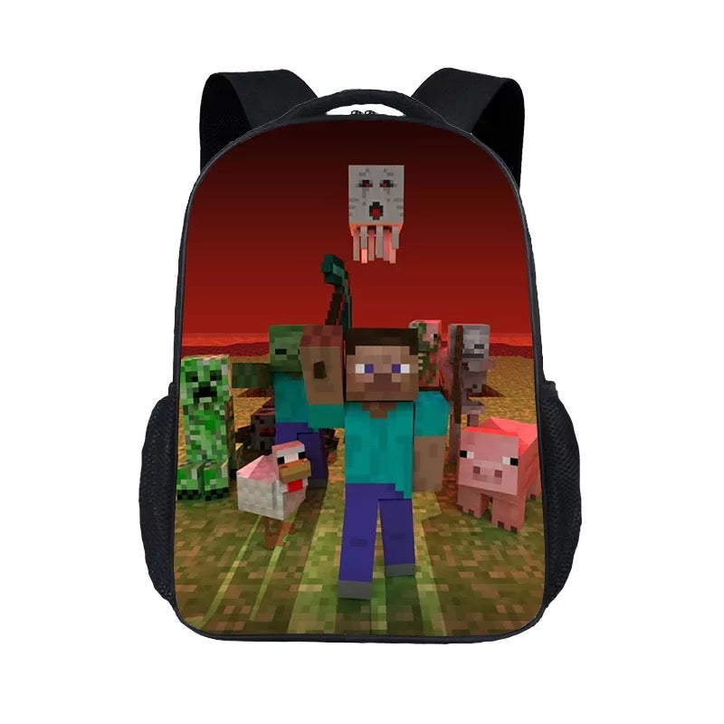 Minecraft Backpack School Sports Bag