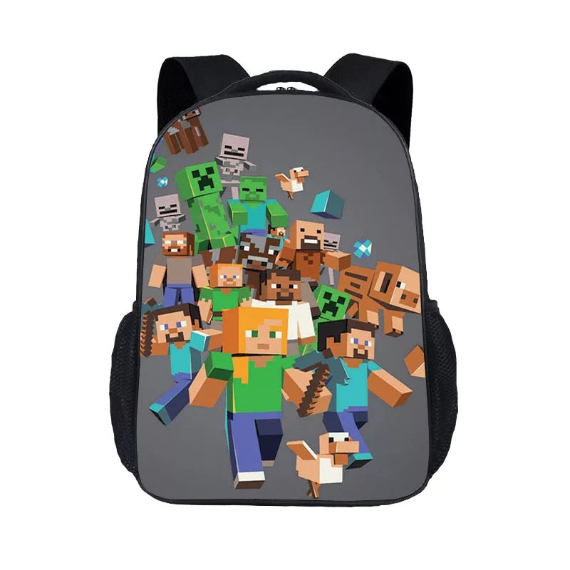 Minecraft Backpack School Sports Bag