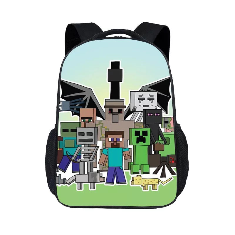 Minecraft Backpack School Sports Bag