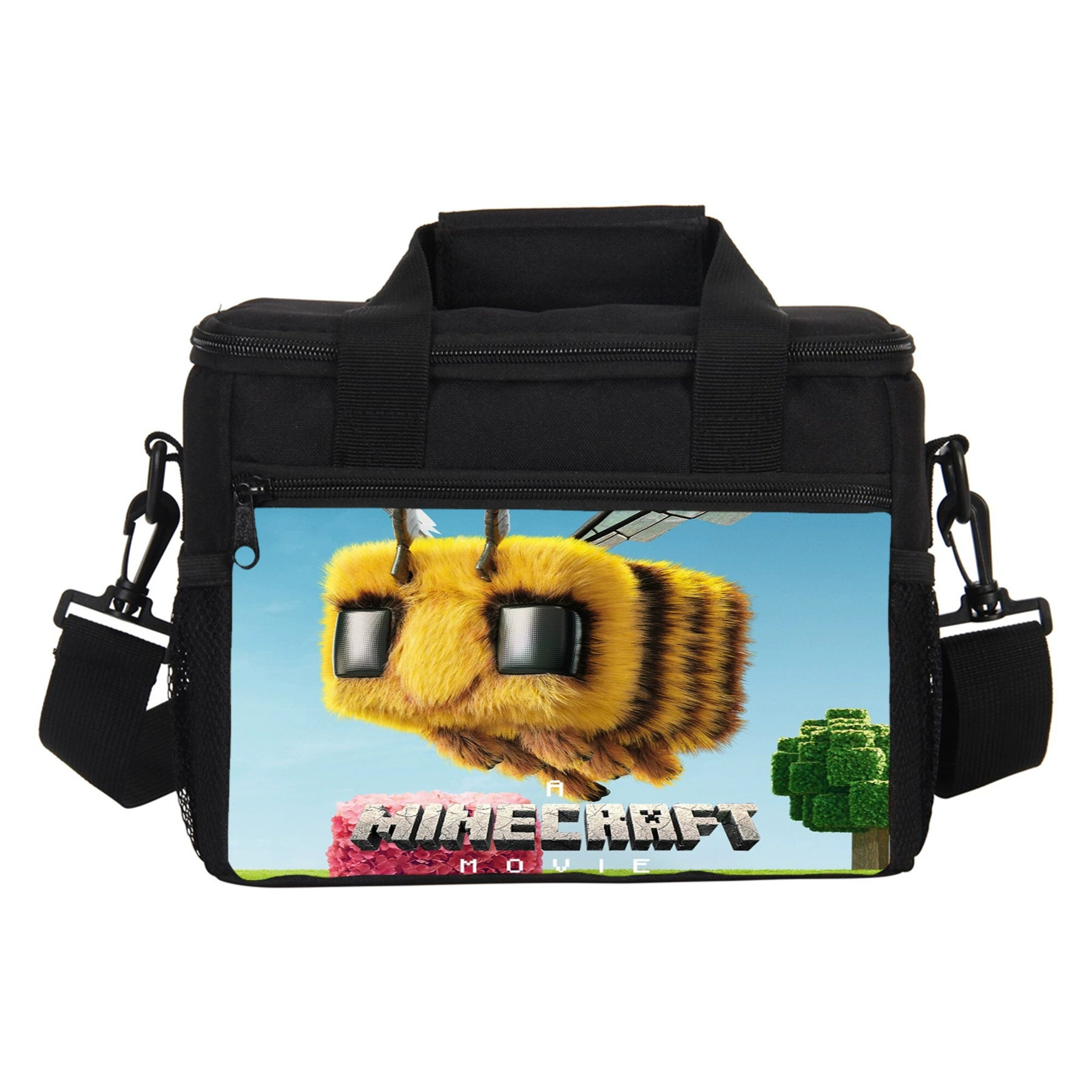 Minecraft Portable Lunch Box School Tote Storage Picnic Bag