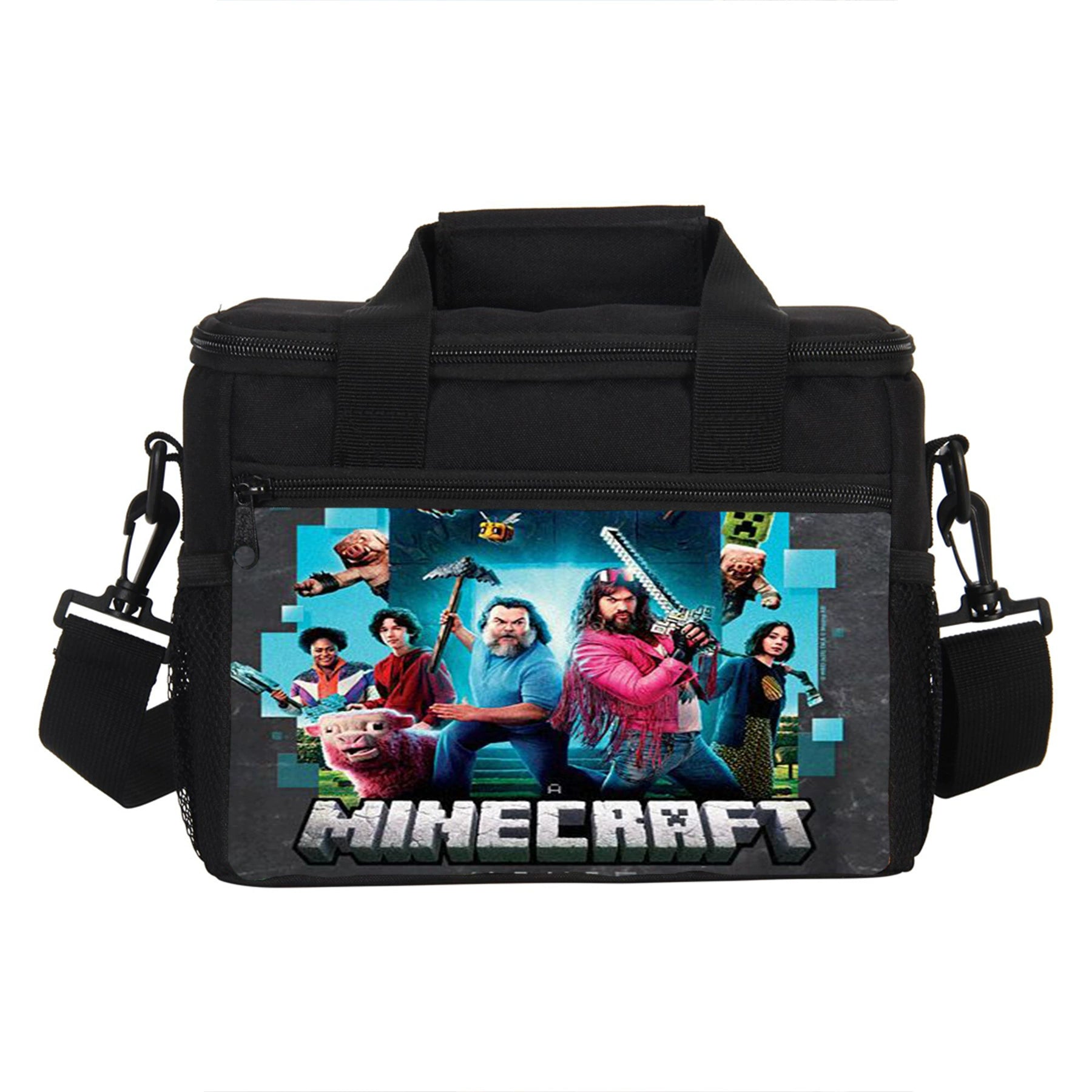 Minecraft Portable Lunch Box School Tote Storage Picnic Bag