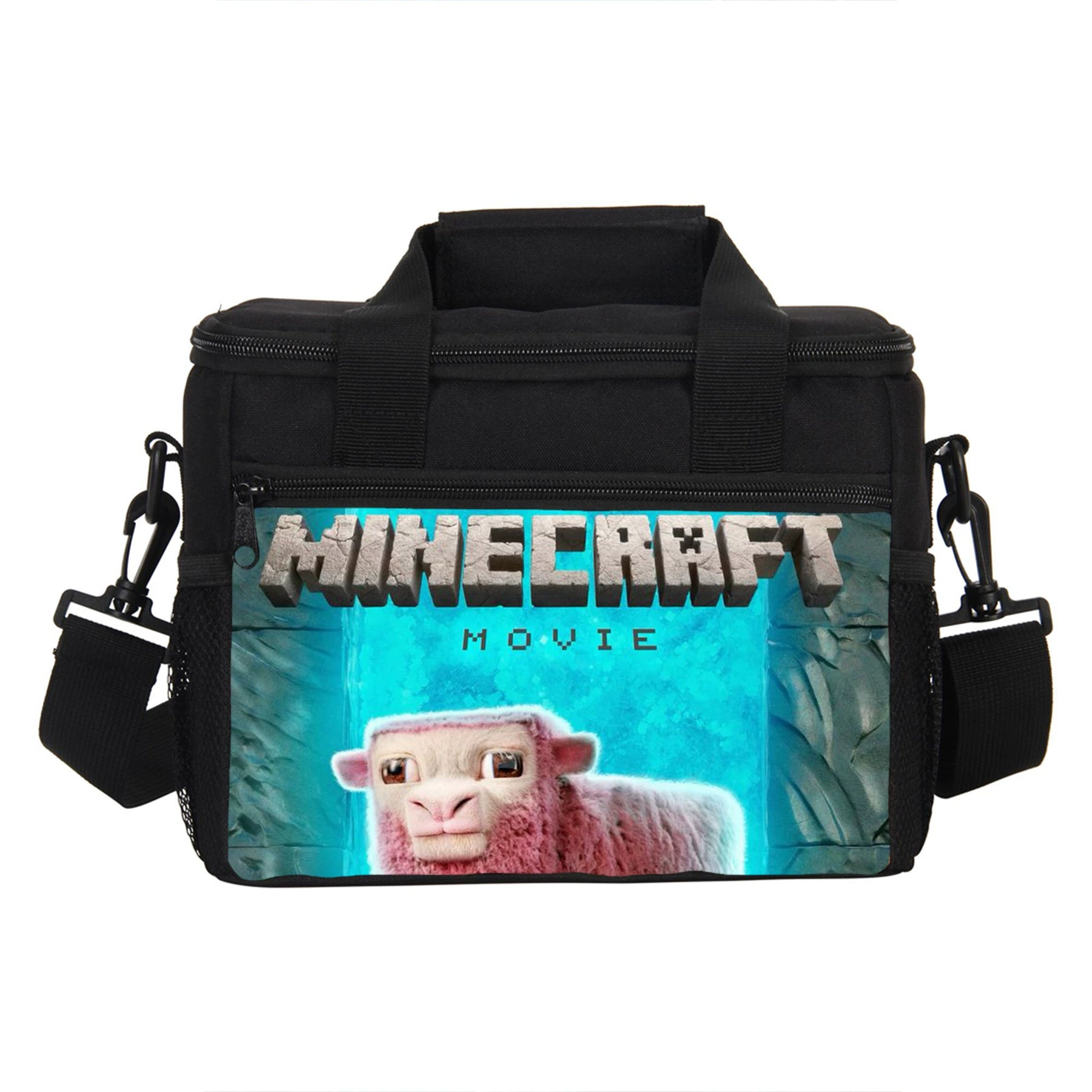 Minecraft Portable Lunch Box School Tote Storage Picnic Bag