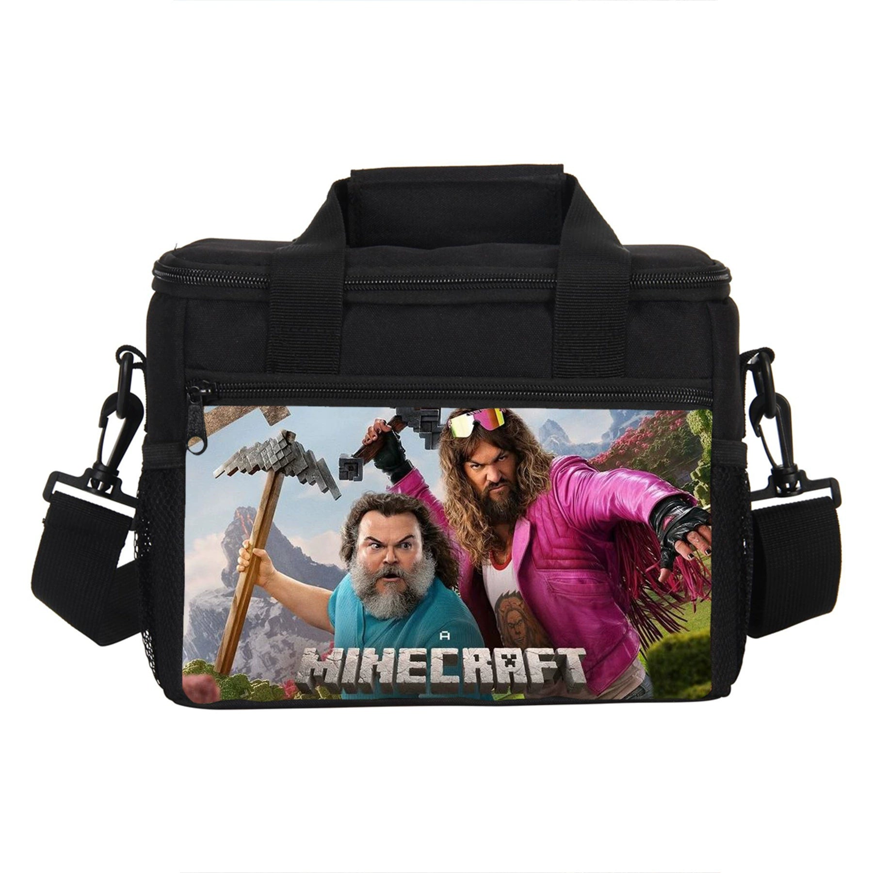 Minecraft Portable Lunch Box School Tote Storage Picnic Bag