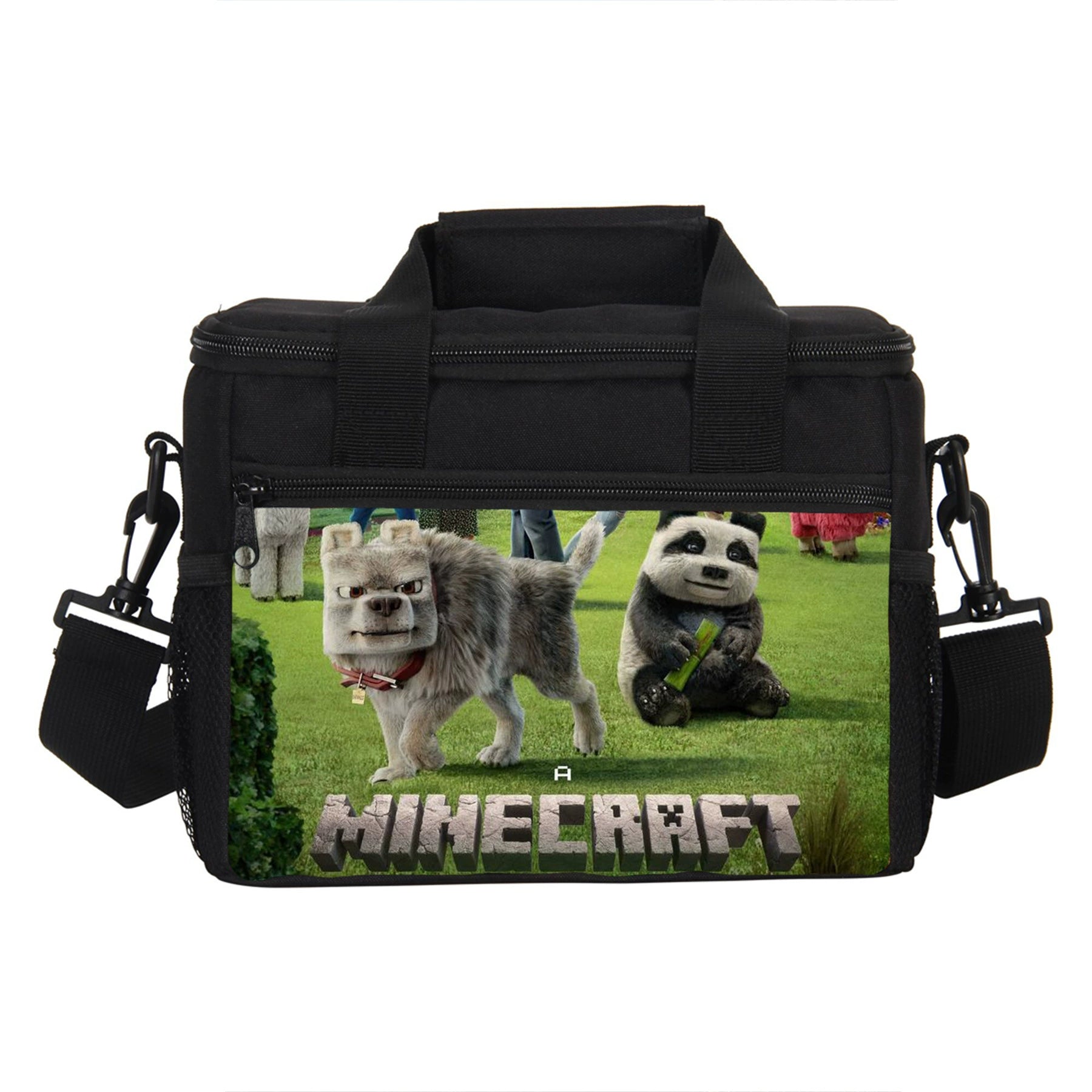 Minecraft Portable Lunch Box School Tote Storage Picnic Bag