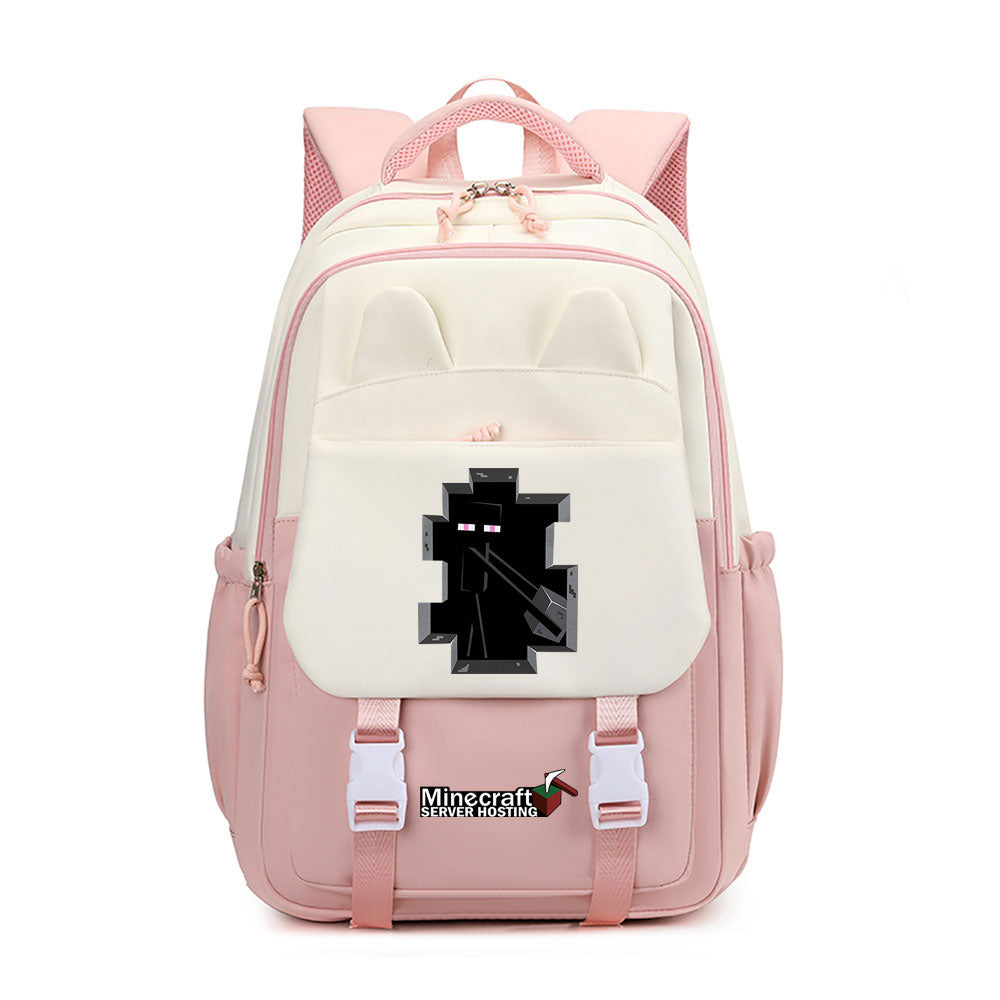 Minecraft Waterproof Backpacks Kids School Bags Teenagers Backpack