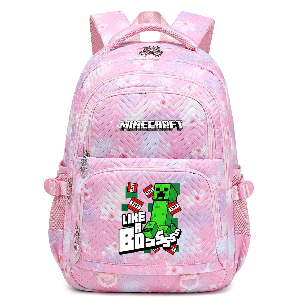 Minecraft Waterproof Backpacks Kids School Bags Teenagers Backpack