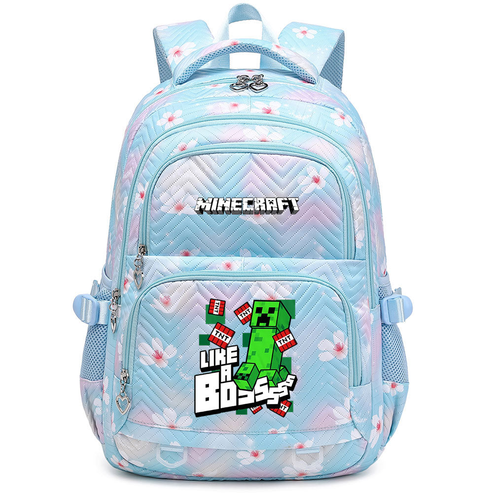 Minecraft Waterproof Backpacks Kids School Bags Teenagers Backpack