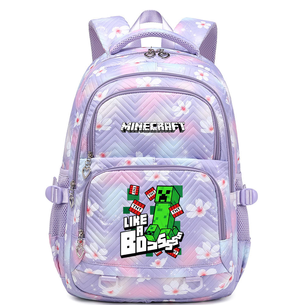 Minecraft Waterproof Backpacks Kids School Bags Teenagers Backpack