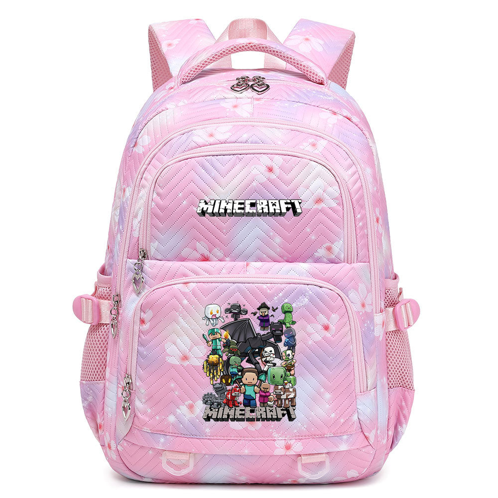 Minecraft Waterproof Backpacks Kids School Bags Teenagers Backpack