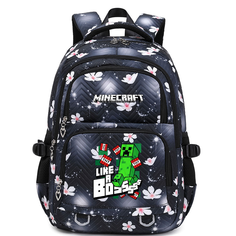 Minecraft Waterproof Backpacks Kids School Bags Teenagers Backpack