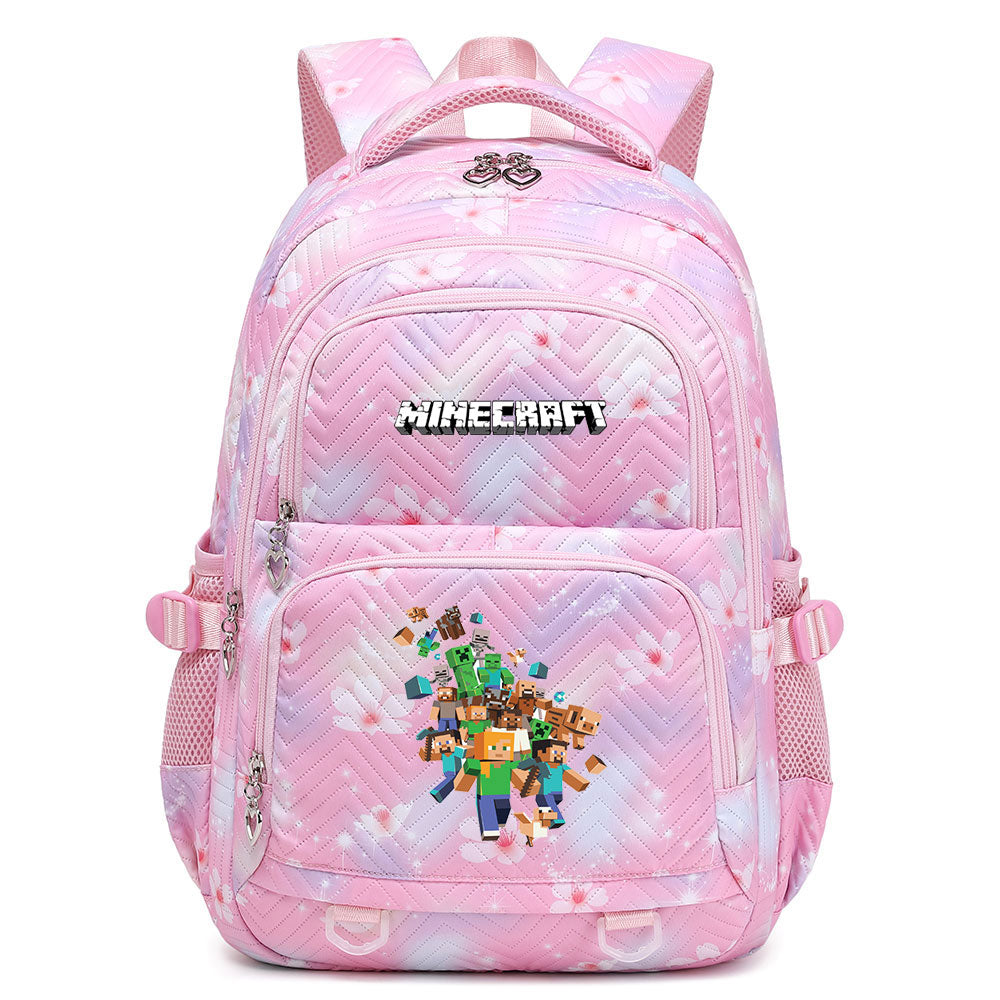 Minecraft Waterproof Backpacks Kids School Bags Teenagers Backpack