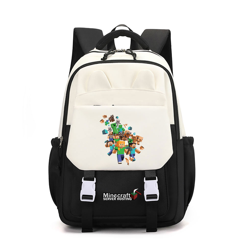 Minecraft Waterproof Backpacks Kids School Bags Teenagers Backpack
