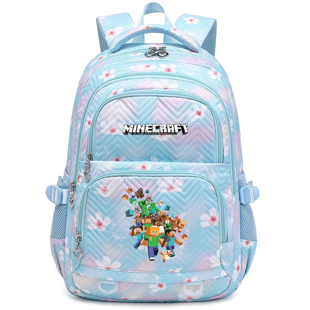 Minecraft Waterproof Backpacks Kids School Bags Teenagers Backpack