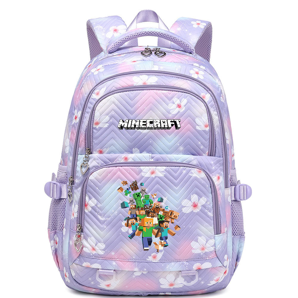 Minecraft Waterproof Backpacks Kids School Bags Teenagers Backpack