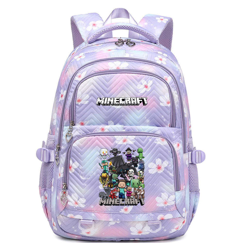 Minecraft Waterproof Backpacks Kids School Bags Teenagers Backpack