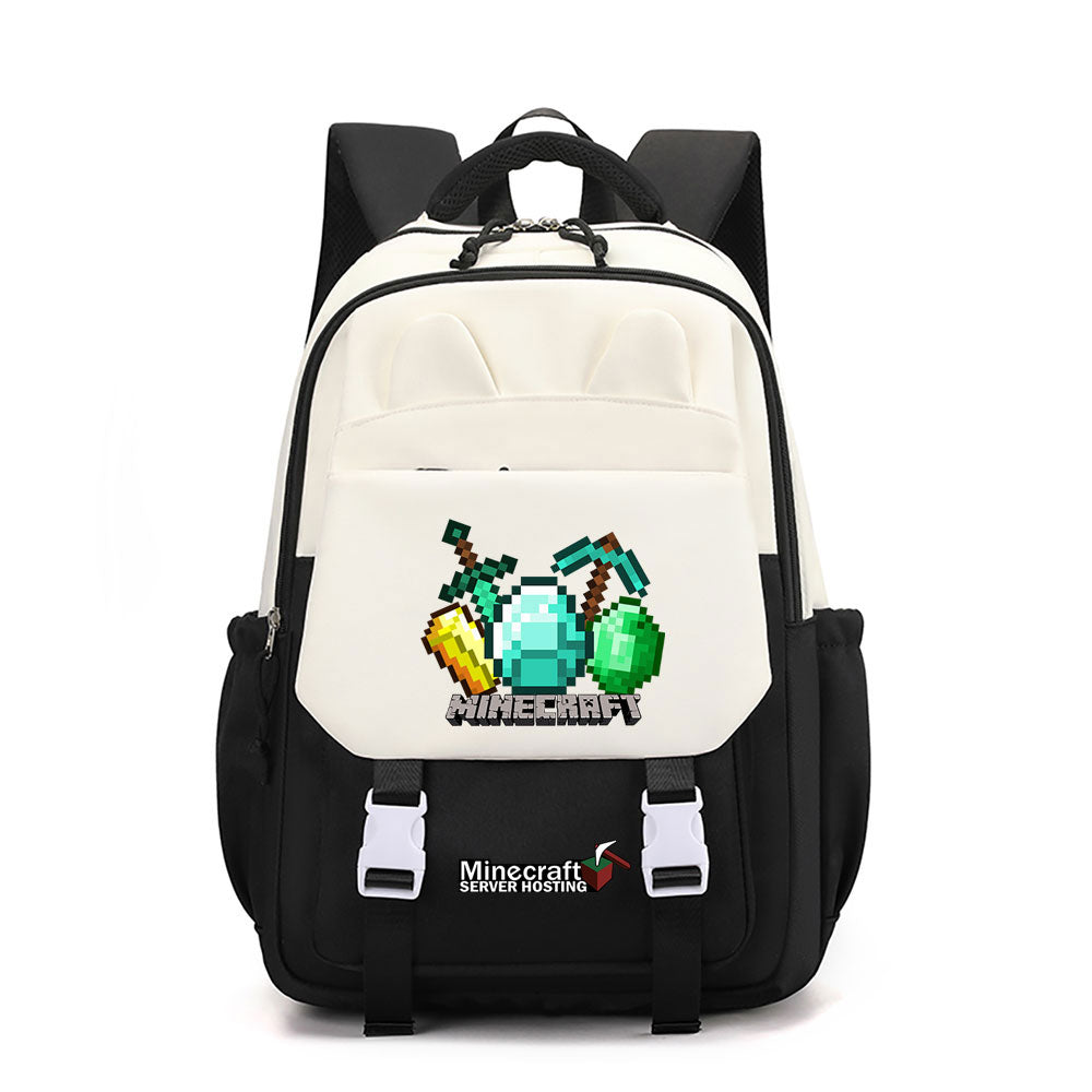 Minecraft Waterproof Backpacks Kids School Bags Teenagers Backpack