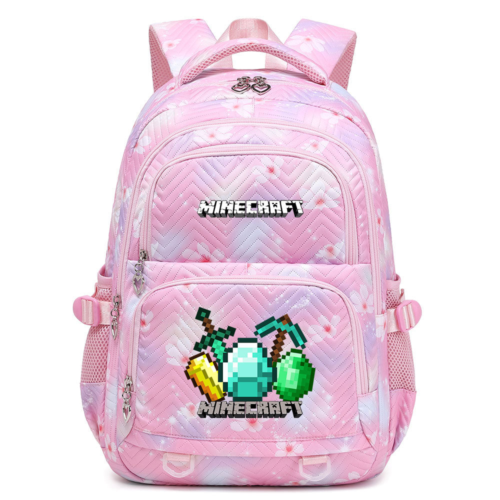 Minecraft Waterproof Backpacks Kids School Bags Teenagers Backpack