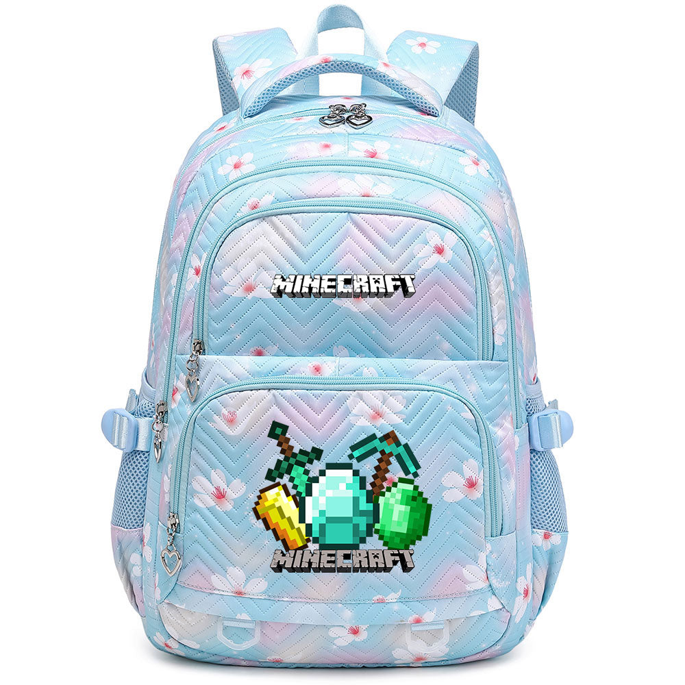 Minecraft Waterproof Backpacks Kids School Bags Teenagers Backpack