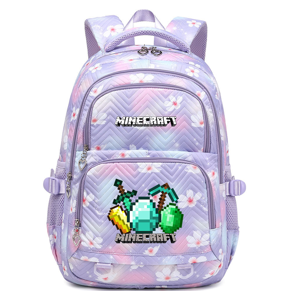 Minecraft Waterproof Backpacks Kids School Bags Teenagers Backpack