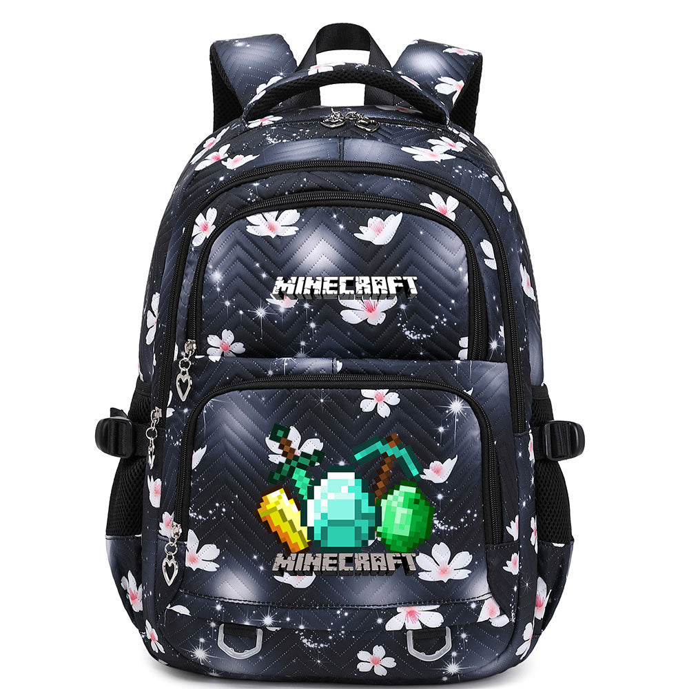 Minecraft Waterproof Backpacks Kids School Bags Teenagers Backpack