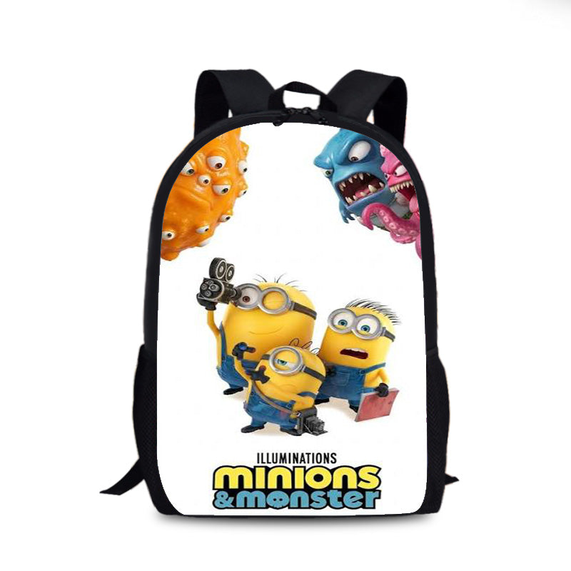 Minions & Monsters Backpack School Sports Bag