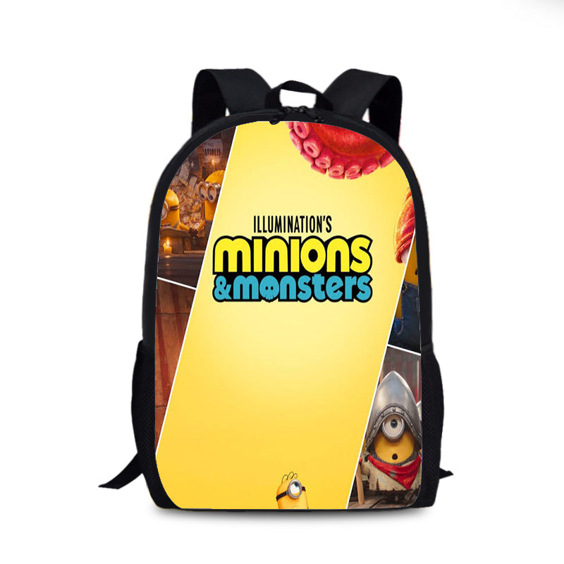 Minions & Monsters Backpack School Sports Bag