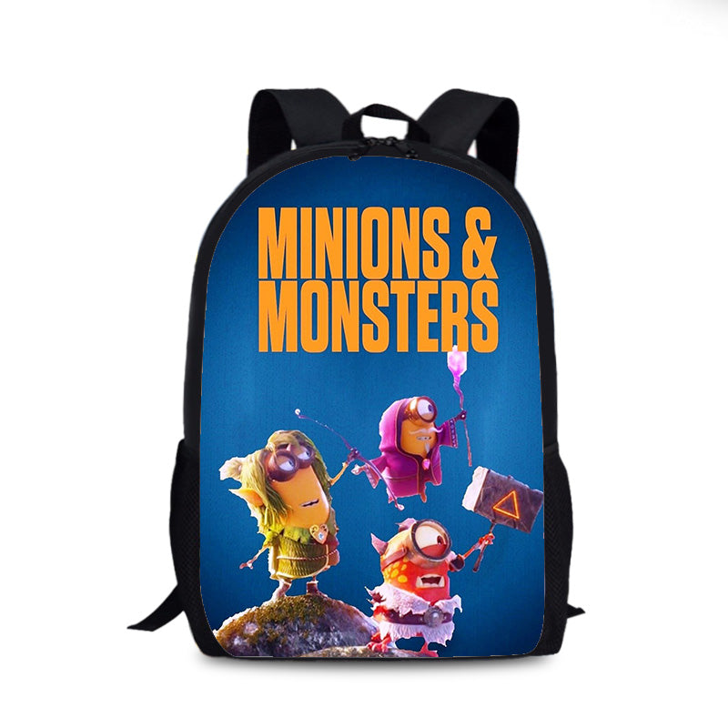 Minions & Monsters Backpack School Sports Bag