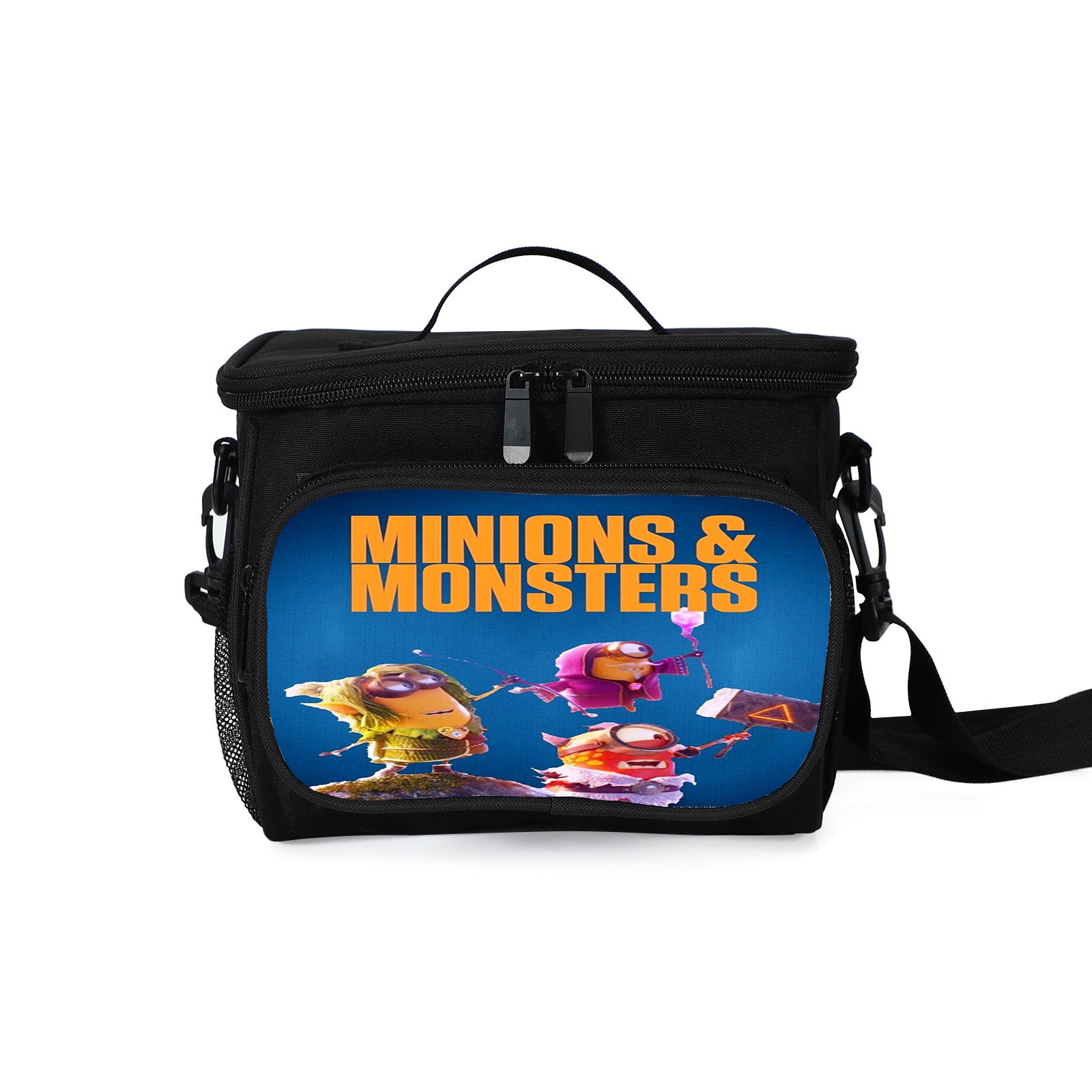 Minions & Monsters Portable Lunch Box School Tote Storage Picnic Bag