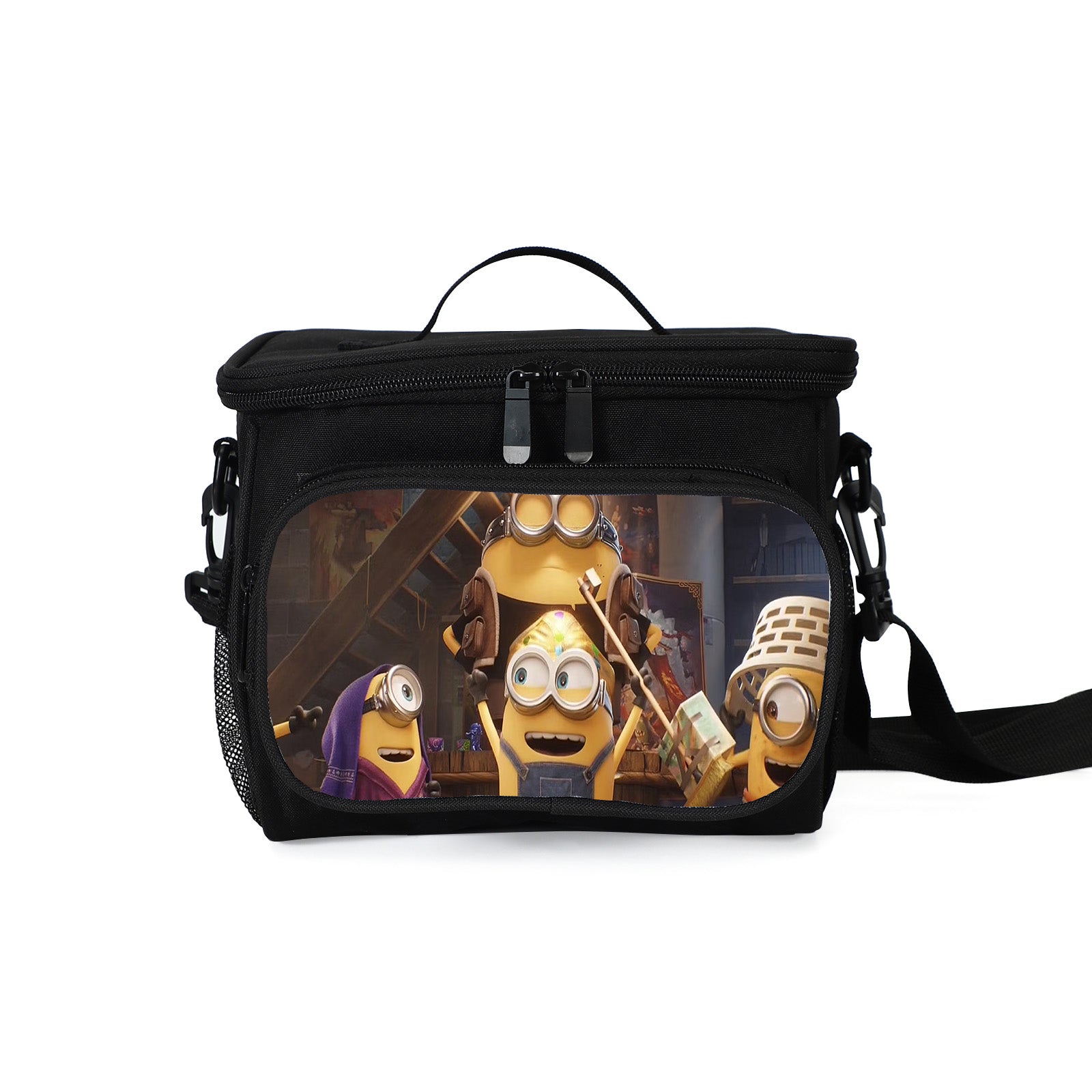 Minions & Monsters Portable Lunch Box School Tote Storage Picnic Bag