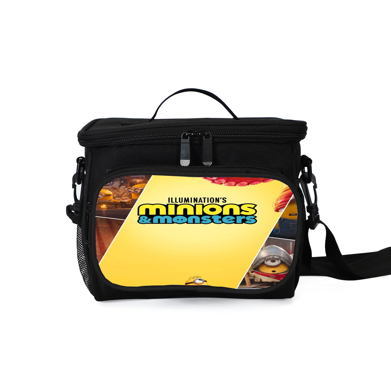 Minions & Monsters Portable Lunch Box School Tote Storage Picnic Bag