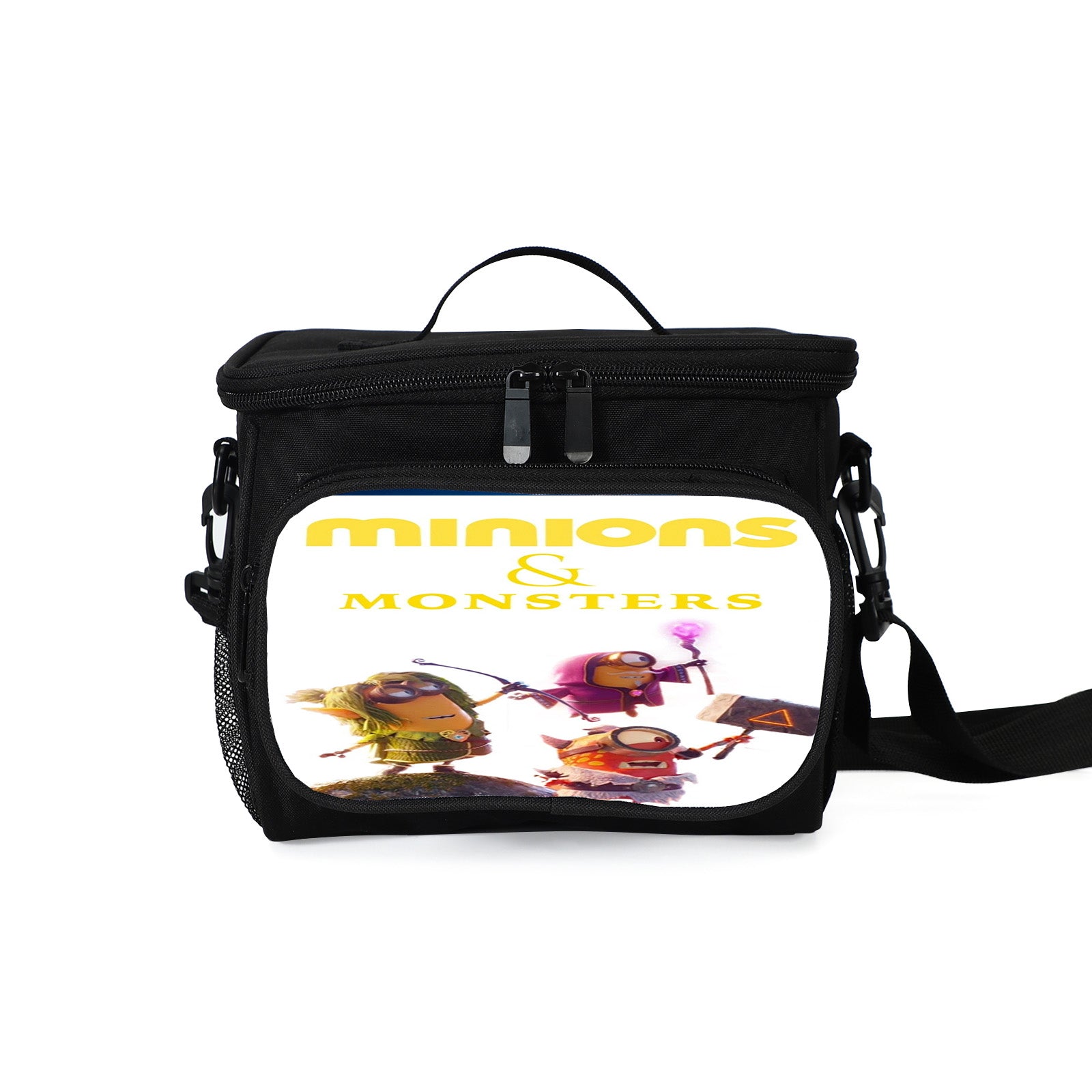 Minions & Monsters Portable Lunch Box School Tote Storage Picnic Bag