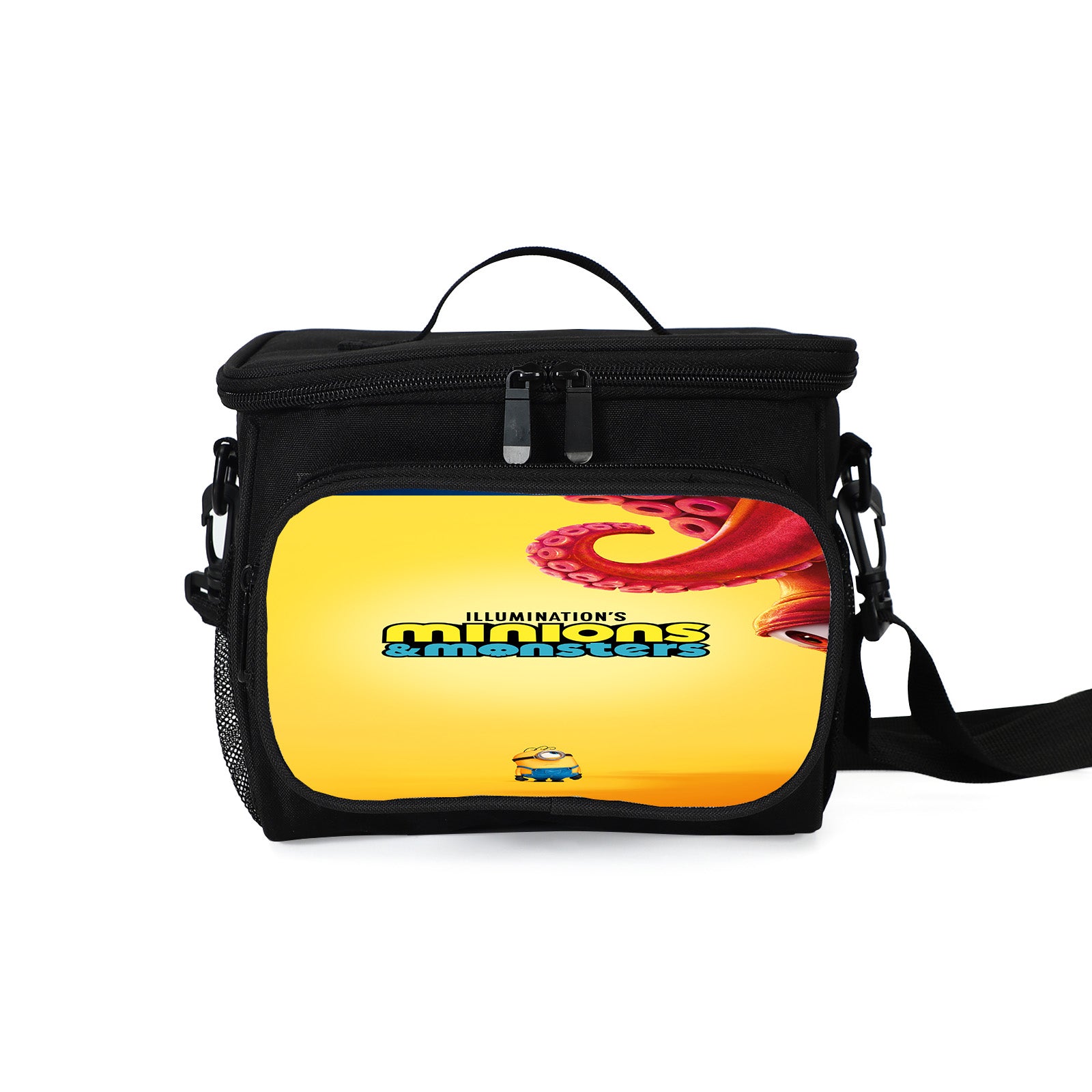 Minions & Monsters Portable Lunch Box School Tote Storage Picnic Bag