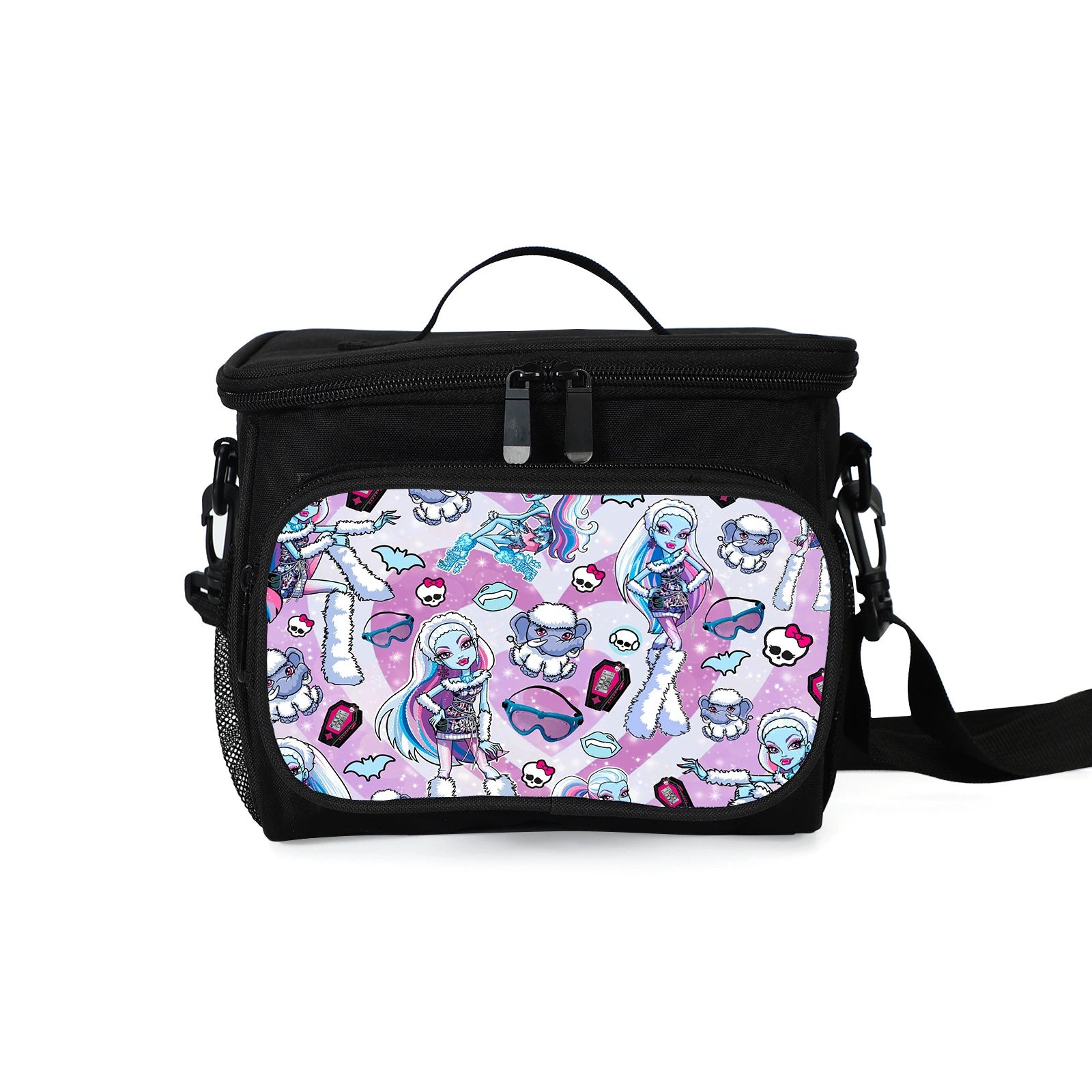 Monster High Portable Lunch Box School Tote Storage Picnic Bag