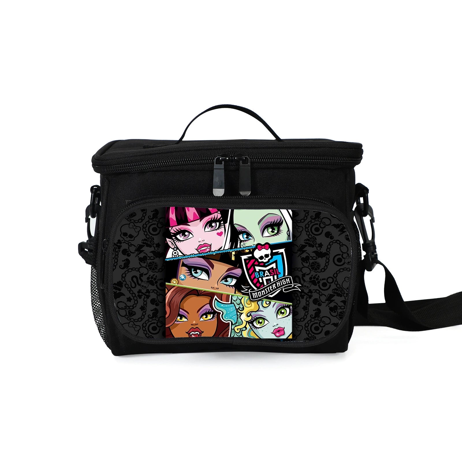 Monster High Portable Lunch Box School Tote Storage Picnic Bag