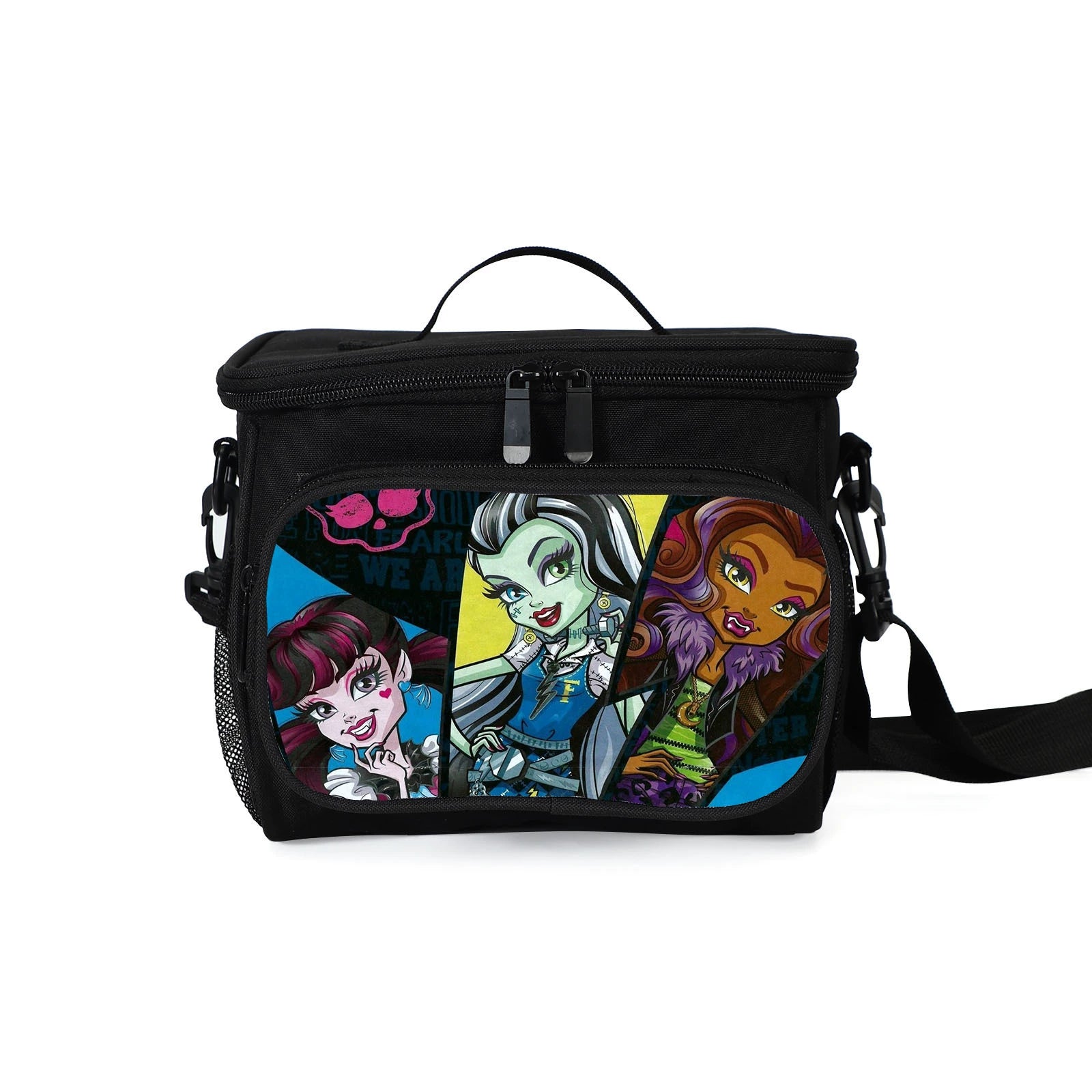 Monster High Portable Lunch Box School Tote Storage Picnic Bag