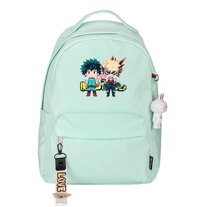 My Hero Academia Cosplay Backpack School Bag Water Proof
