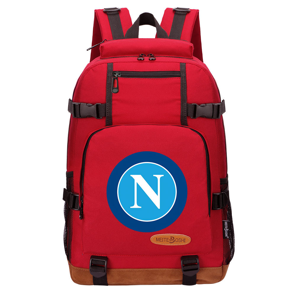 Napoli Football Club School Bookbag Travel Backpack Bags