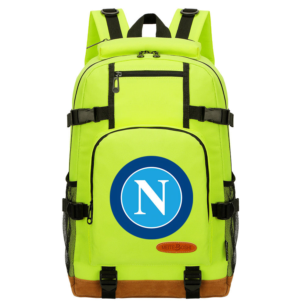 Napoli Football Club School Bookbag Travel Backpack Bags
