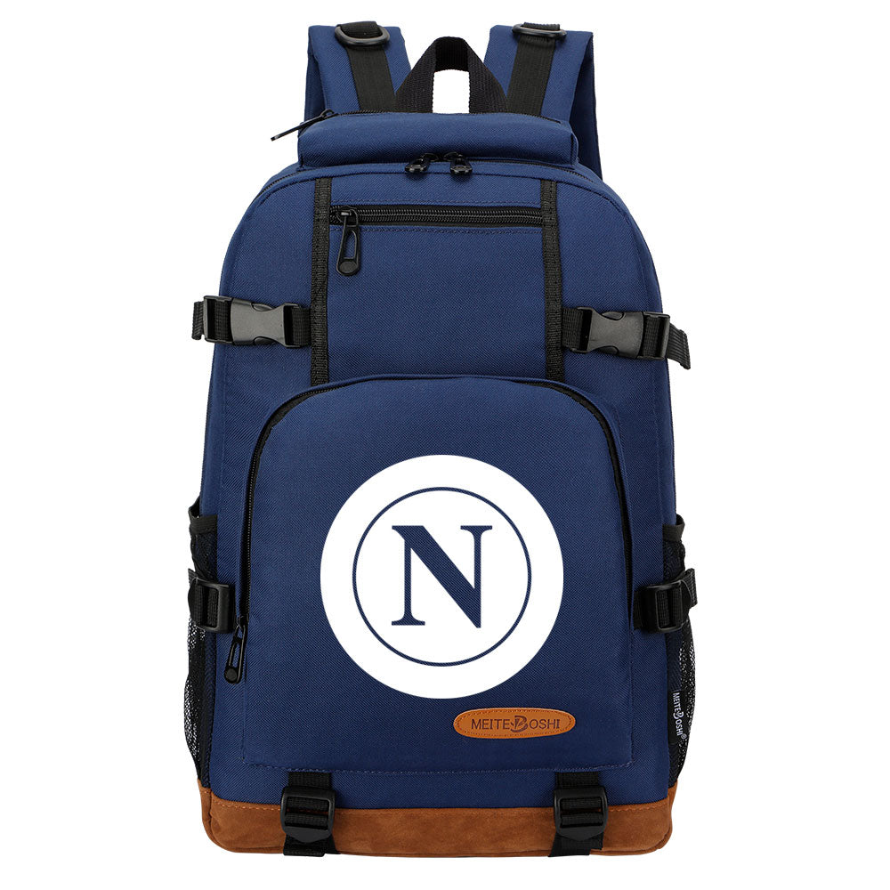 Napoli Football Club School Bookbag Travel Backpack Bags