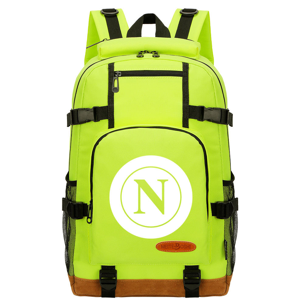 Napoli Football Club School Bookbag Travel Backpack Bags