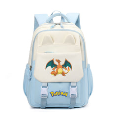 Pokemon Charizard Waterproof Backpacks Kids School Bags Teenagers Backpack