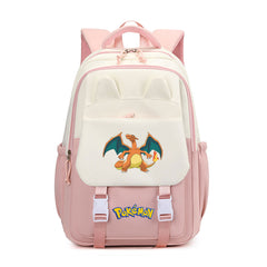 Pokemon Charizard Waterproof Backpacks Kids School Bags Teenagers Backpack