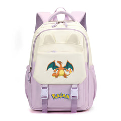 Pokemon Charizard Waterproof Backpacks Kids School Bags Teenagers Backpack