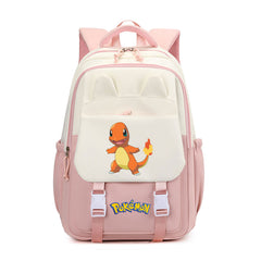 Pokemon Charmander Waterproof Backpacks Kids School Bags Teenagers Backpack